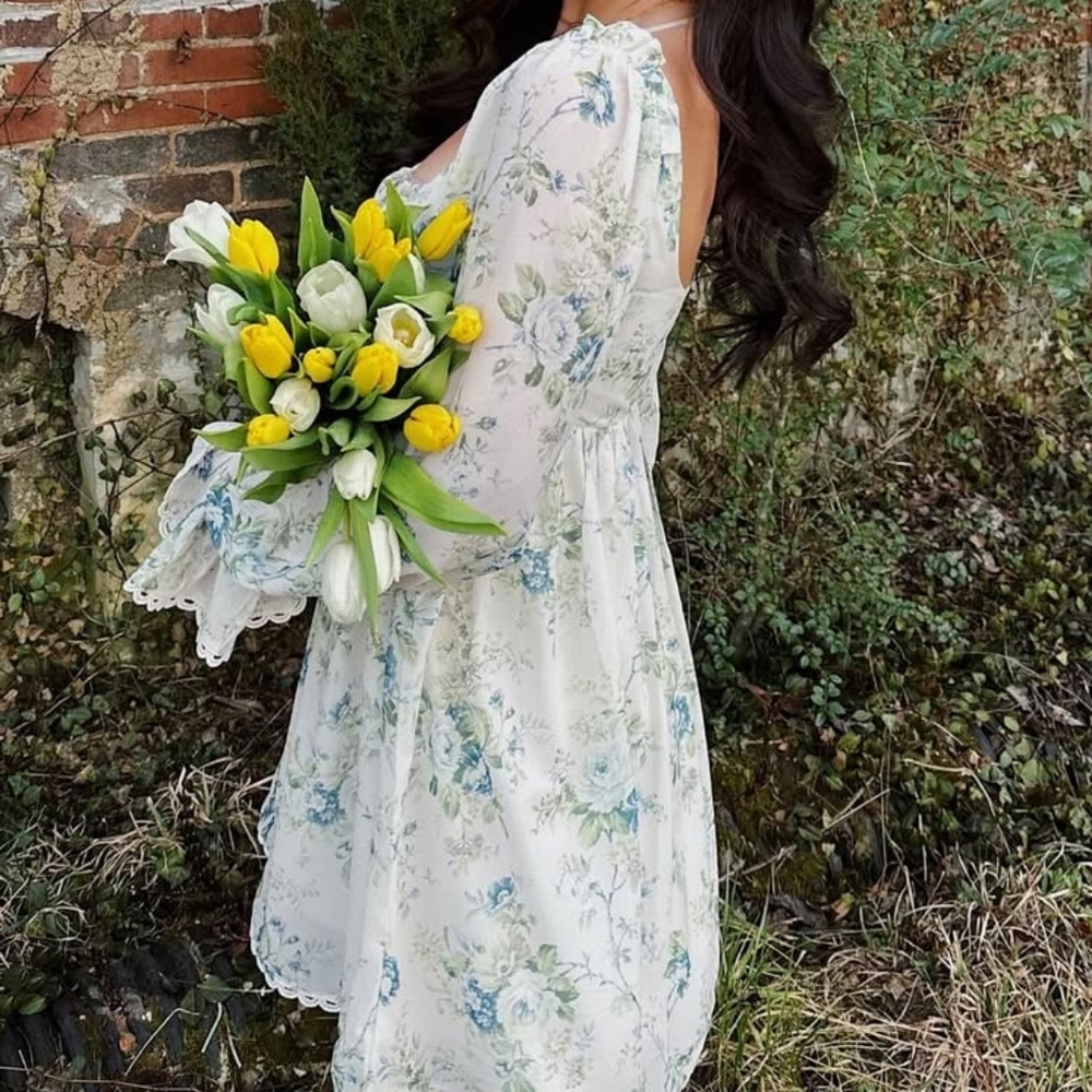 Altar'd State Floral Ruffled Dress - Picture 5 of 15